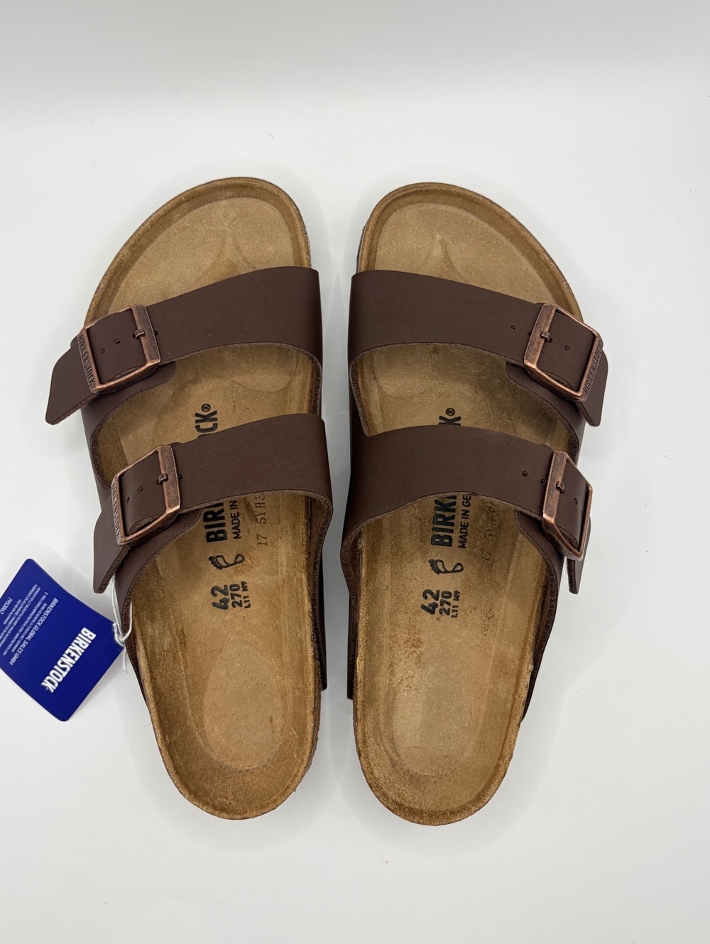 Birkenstock Arizona BS Dark Brown Sandals Men’s 9 Women’s 11 EU 42